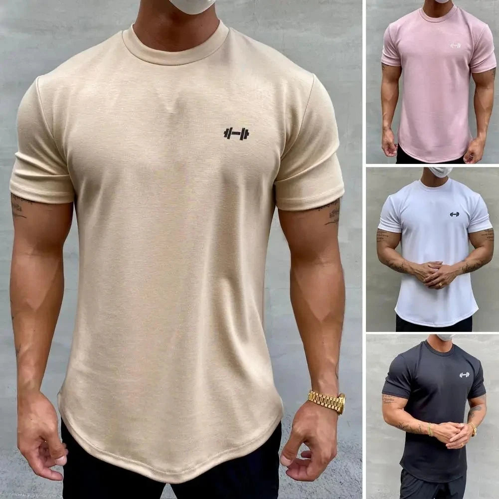 Unleash Your Strength: Men's Muscle Fitness Tee - The Ultimate Summer Bodybuilding Essential