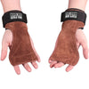 Cowhide Gym Gloves Grips Anti-Skid Weight Power  Lifting  Deadlift Belt Workout Crossfit Fitness Gloves Palm Protection
