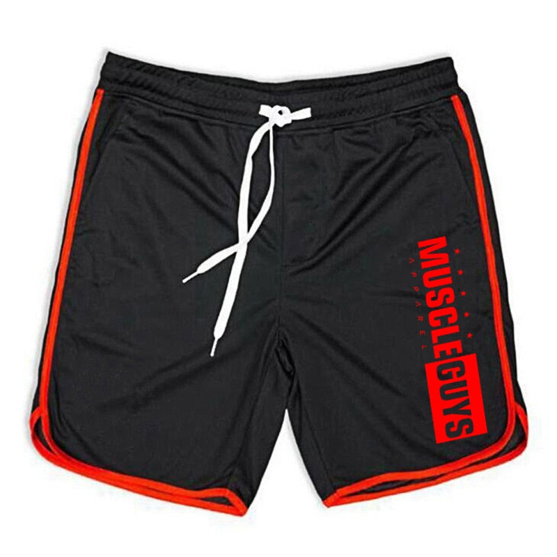 Men's Athletic Mesh Shorts for Fitness and Bodybuilding Workouts