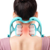 Plastic Neck Massageador Massagem Relieve Hand Roller Neck Massager for Neck Shoulder Trigger Point