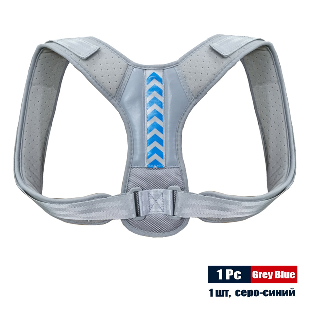 Adjustable Back Shoulder Posture Corrector Belt Clavicle Spine Support Reshape Your Body Home Office Sport Upper Back Neck Brace